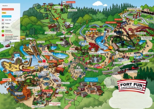 Страна приключений Fort Fun в Германии