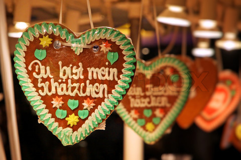 Традиционные немецкие сердечки в Валентинов день