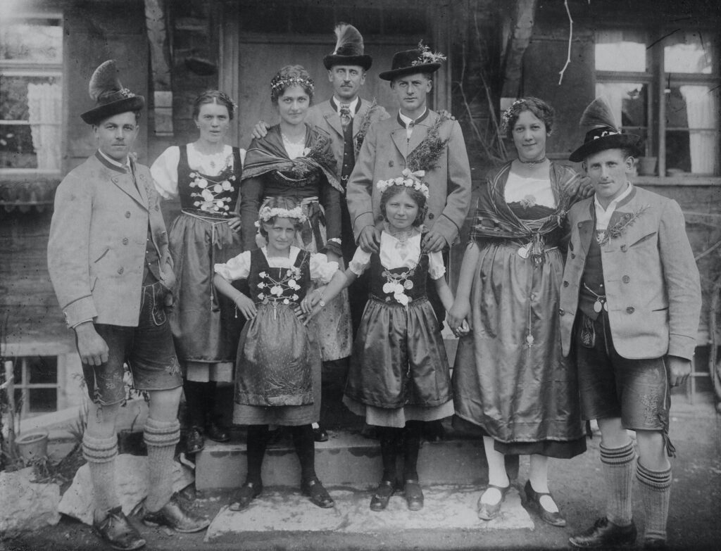 Немецкая свадьба в 1920-х годах