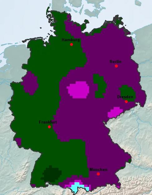 Климатические зоны Германии